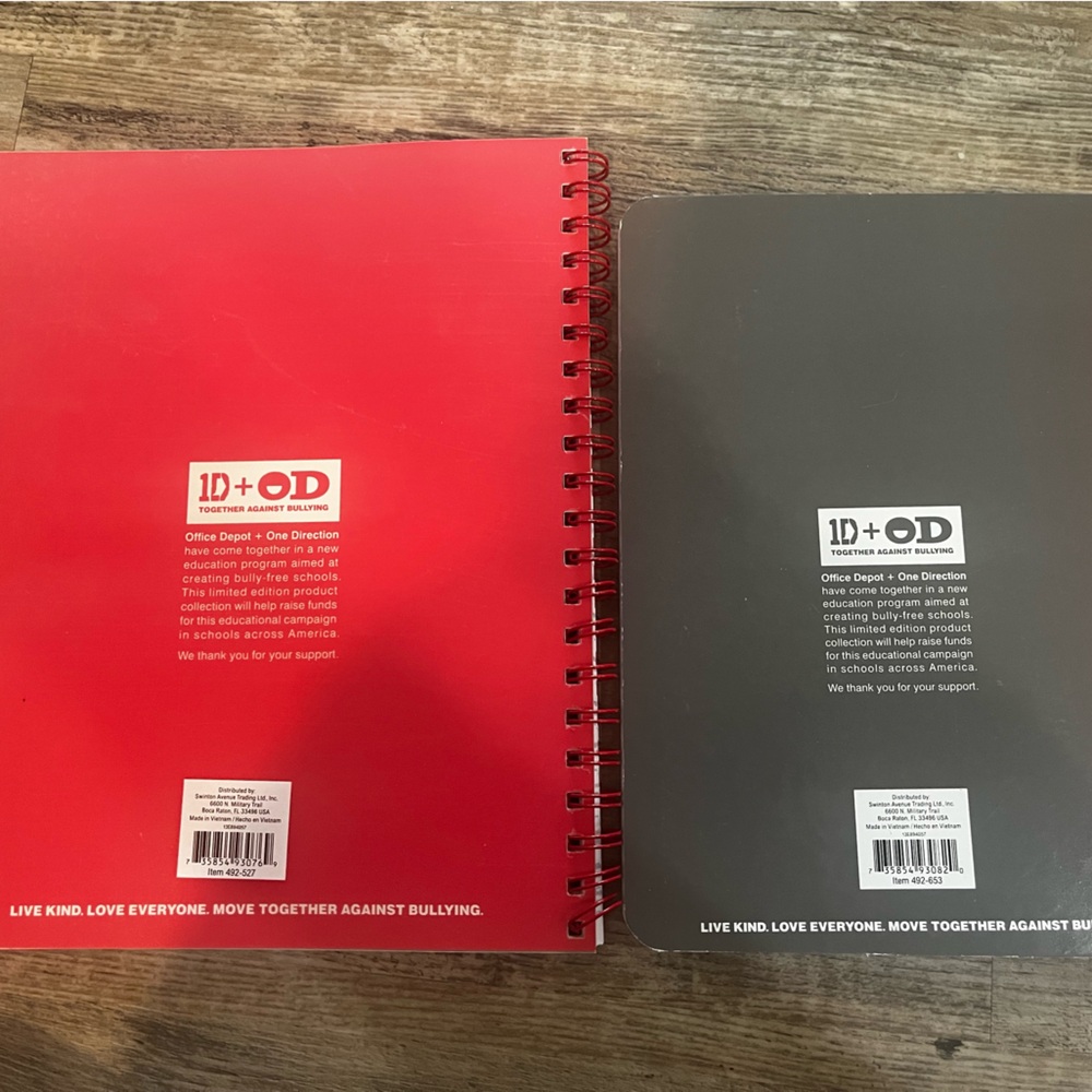 One Direction Live Love Move Notebook Bundle - Picture 2 of 2